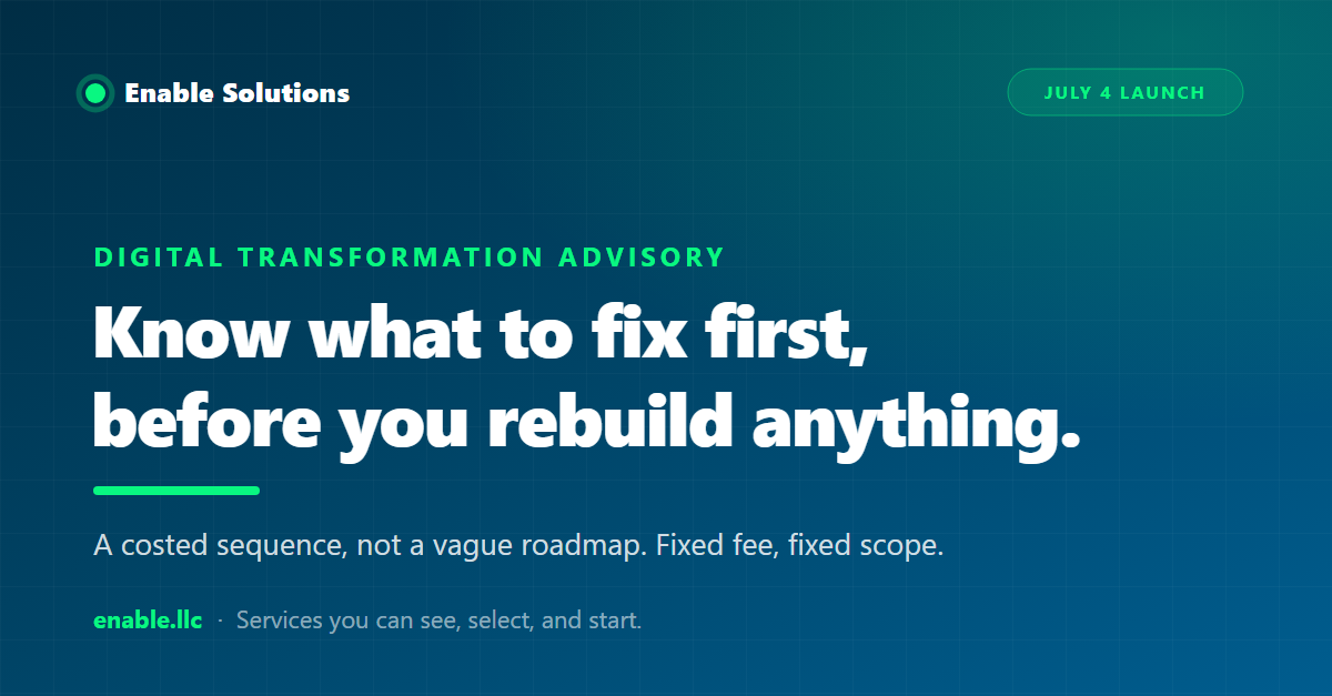 Digital Transformation Advisory